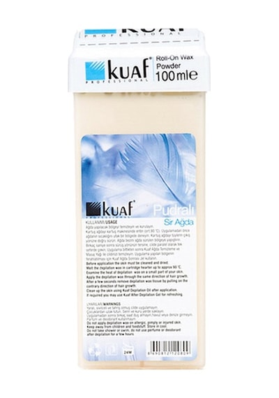 Kuaf Hassas Ciltler için Pudralı Kartuş Roll-On Sir Ağda 100 ML