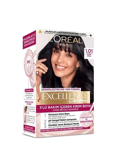 Loreal Excellence Boya 1-01 Derin Siyah