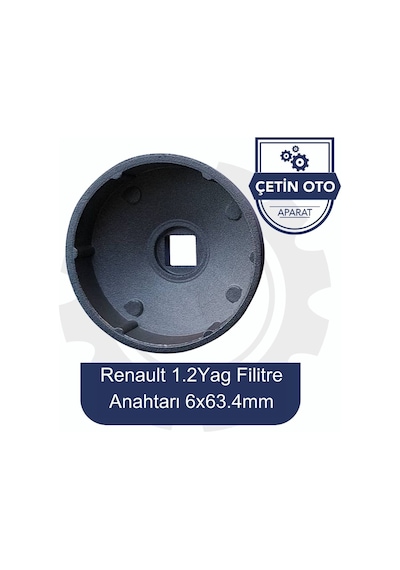 Renault 1,2 Yağ Filitre Anahtarı 6x63.4mm