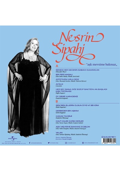 Nesrin Sipahi - Aşk Mevsime Bakmaz Plak