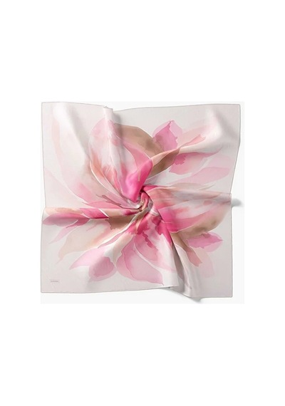 Silk Home %100 Twill İpek Eşarp S545 Pembe