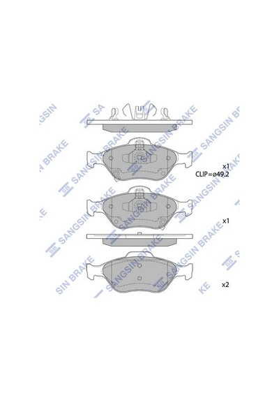 Ön Fren Balatası Takım 150mm Toyota Yarıs 2006-2020 Hı-q