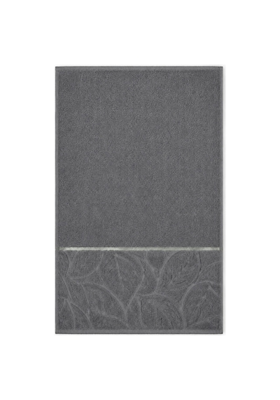 El Yüz Havlusu 50x90 Cm Kısmi Kadife Lunaria Collection 230 Gr Antrasit