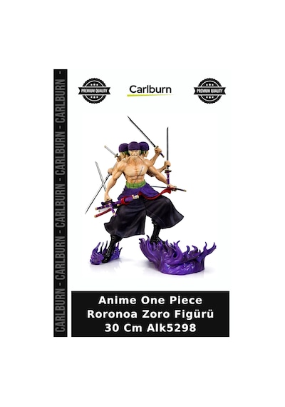 Özel Üretim Dekoratif Hediye Masaüstü Anime One Piece Roronoa Zoro Figürü 30 Cm Alk5298