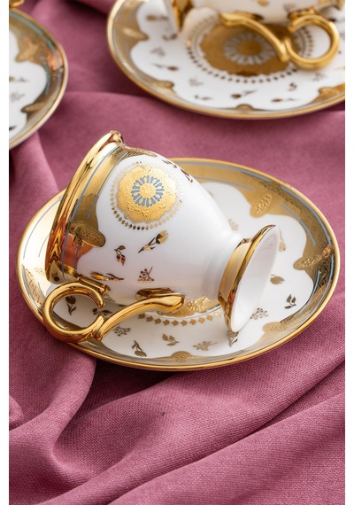 Acar Zaira 6 Kişilik Kahve Fincanı Takımı - 90 Ml