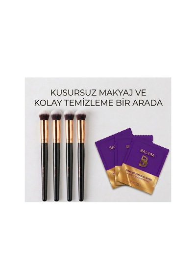 Oval Yapılı Kapatıcı Fırça Kod:136 4 Lü Set
