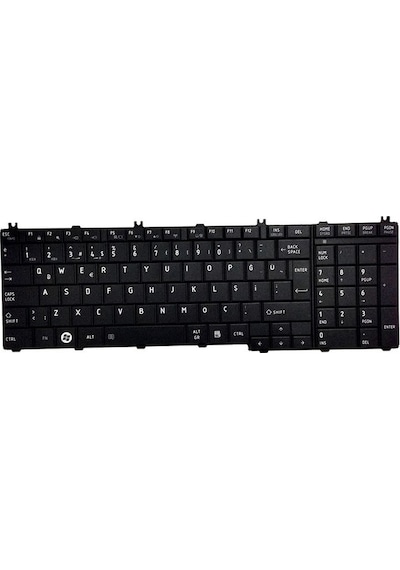 Toshiba Uyumlu Satellite Pro C650 Series Notebook Klavye Siyah Tr