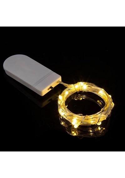 45 Adet Vıp Yüksek Kalite 3 Metre Pilli Gün Işığı Led Işık Sabit Yanar Pil Dahil Ultra Canlı Yanar