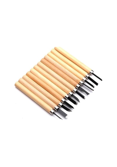 10 Parça Ahşap Oyma Hobi Heykel Oyma Seti Ağaç Oyma Set Oyma Kalem Set Hobi Oyma Bıçakları