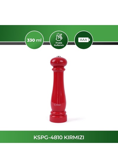 Kiwi Kspg-4810 Otomatik Tuz&amp Baharat Değirmeni Kırmızı Diğer