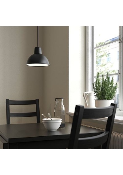 Ikea Skurup Sarkıt Lamba, Siyah, 19 Cm