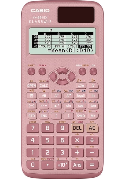 Casio FX-991EX-PK Bilimsel Fonksiyonlu 12 Hane Hesap Makinesi