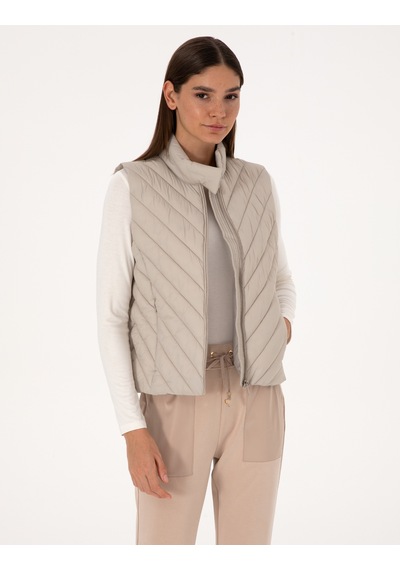 Pierre Cardin Kadın Taş Mont Yelek 50314047-vr049 Taş