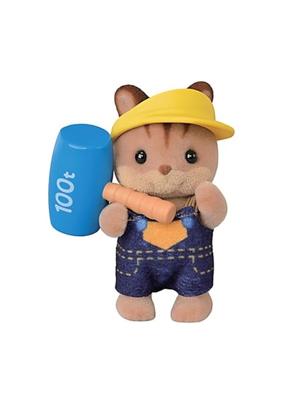 Bebek Minifigür Minik Ustalar Serisi Çok Renkli Plastik Inşaat Temalı Sylvanian Families Genel