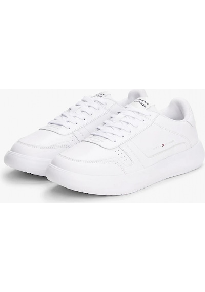 Tommy Hilfiger Modern Hafif Tabanlı Deri Erkek Sneaker Fm0fm05529ybs Beyaz