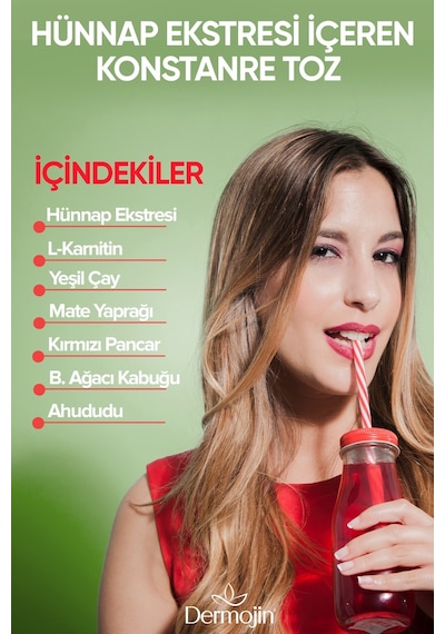 2 Adet Hünnap Eki İçeren Konsantre Toz