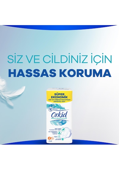 Orkid Ekstra Hassas Koruma Hijyenik Ped Normal 20'li