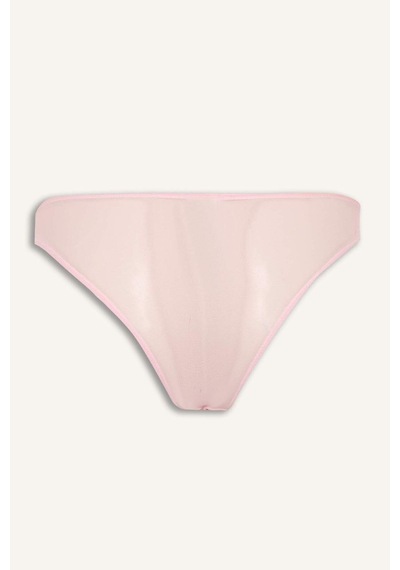 Defacto Dantel Detaylı Tül Brief Külot F7961ax26sppn648 Pembe-pn648