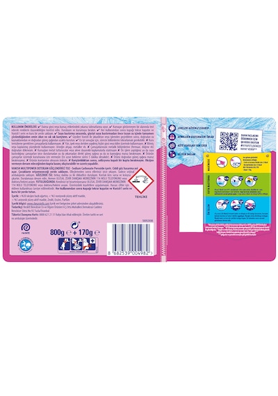 Vanish Oxi Action Renkliler İçin Deterjan ve Leke Çıkarıcı Toz 970 Gr