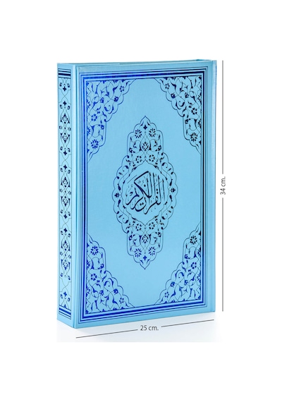 Kuranı Kerim - Sade Arapça - Cami Boy - Sesli - Mavi Renk - Bilgi