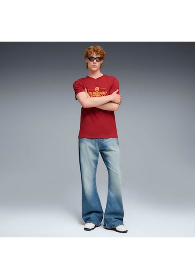 Puma Galatasaray Ftblculture Erkek Tişört 782916 01 KIrmızı