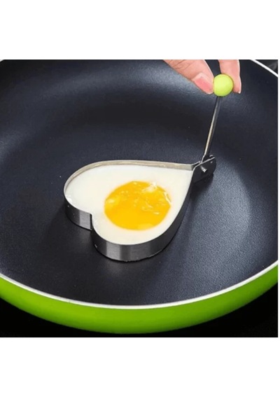 Kalp Şeklinde Metal Omlet Yumurta, Krep Kalıpları Ev Gereçi