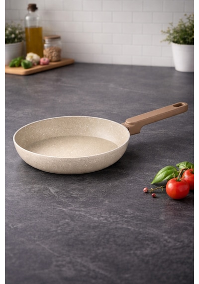 Valeria 30 Cm Granit Ezme Tava Cappucıno Yapışmaz