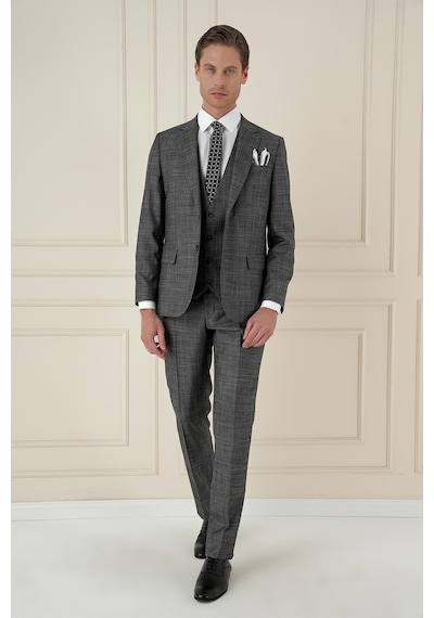 Efor Tk 906 Slim Fit Antrasit Spor Takım Elbise Antrasit