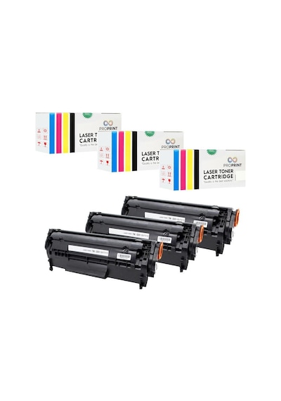 Proprint 1015 1018 1020 3 Adet Uyumlu Toner 12A Q2612A