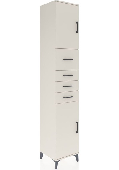 Hyperion Dolap 3 Raflı 4 Çekmeceli 2 Kapaklı 44x44x243 Aytaşı-aytaşı Aytası