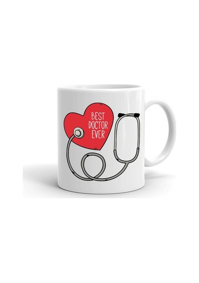 Best Doctor Ever Baskılı Seramik Beyaz Kupa
