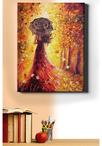 Webstyle Sayılarla Boyama Seti Kasnaklı Sonbahar Gezisi 50 X 65 Cm