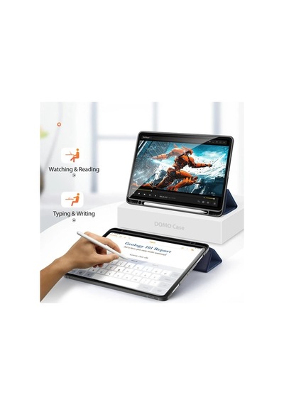 Dux Ducis İpad Pro 12.9 2021-2020-2018 Kılıf Kalem Yerli Soft Tpu Mıknatıslı Domo Series Kılıf- 57
