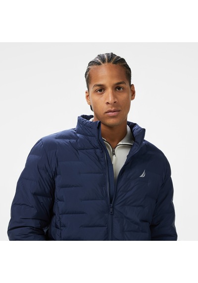 Nautica Erkek Lacivert Standart Fit Dik Yaka Mont 026 J55002t Lacivert