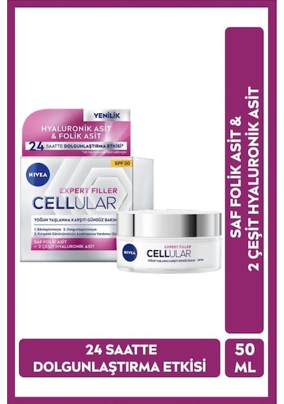 Yüz Bakim Kremi & Cellular Filler 50 Ml Yaşlanma Karşıtı Gece Kremi