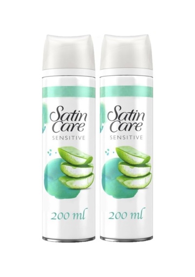 Gillette Satin Care Tıraş Jeli Hassas 200ml X2 Adet