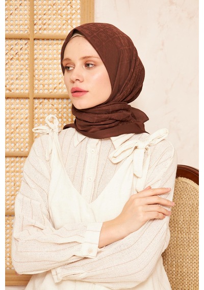 Pierre Cardin Cotton Eşarp - 1030400-931 Kahve - Kahve