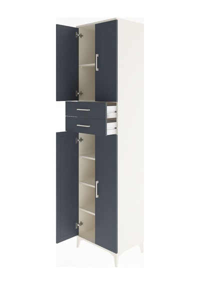 Hyperion Dolap 5 Raflı 2 Çekmeceli 4 Kapaklı 60x44x243 Aytaşı... Aytaşı