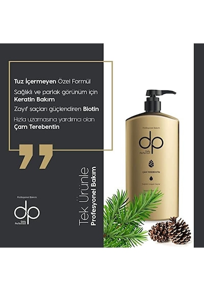Dp Daily Perfection Çam Terebentin Tuzsuz Şampuan Pompalı 800 ML