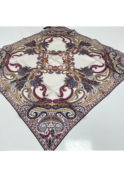Vissona Twill İpek Eşarp Ipk6703-37854 Çok Renkli