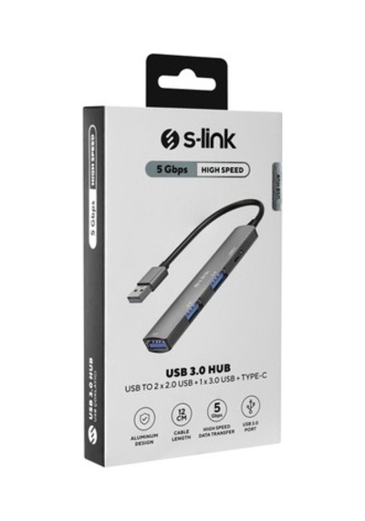 Metal Usb Hub, 2x Usb 2.0, 1x Usb 3.0, 1x Type-c Bağlantı Seçenekleri