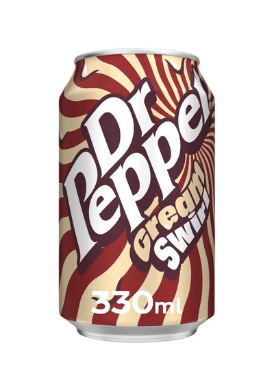 Dr Pepper Cream Swirl Karışık Aromalı Gazlı İçecek 330 Ml 3 Adet