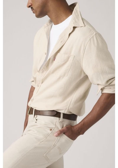 Levi's Erkek Bej Cepli Keten Gömlek - 85746-0197
