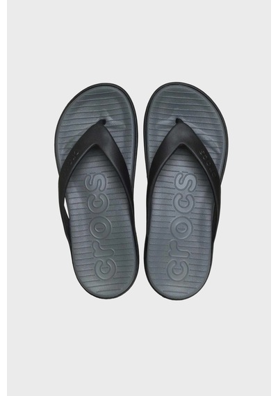 Crocs Coast Flip Logolu Parmak Arası Terlik Erkek Terlik 212035-0dd Antrasit