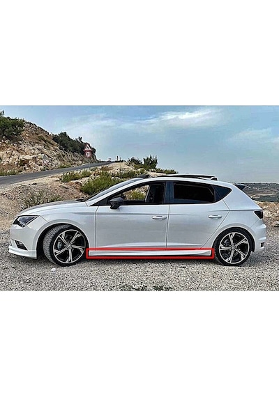 Seat Leon 3 V 3.5 Aero Uyumlu Marşpiyel Sağ Sol Takım Fiberglass Boyasız