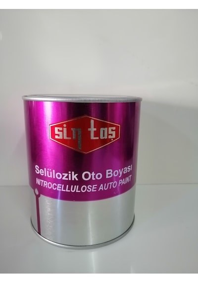 Sintaş Selülozik Boya Mat Siyah 0,750L