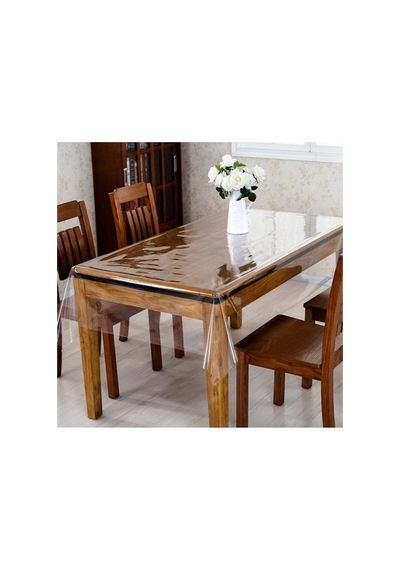 Hazline Şeffaf Pvc Masa Koruyucu Örtüsü 90 X 100 Cm