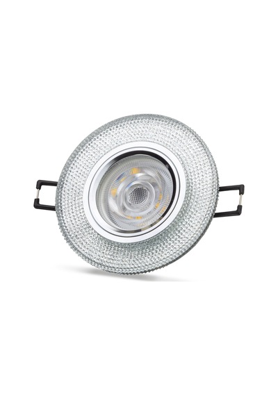 5 Adet Noas Yl65 1707 Lita Led Çerçeveli 4000k Kristal Cam Spot Kasa Beyaz