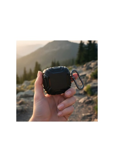 Caseonn Galaxy Buds 2 - Buds 2 Pro Kılıf Darbe Emici Silikon Siyah
