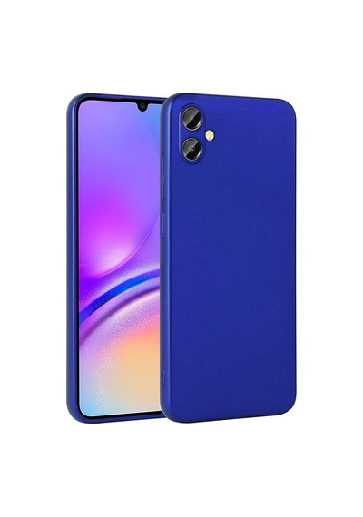 Zore Samsung Galaxy Uyumlu A05 Kılıf Omsy Premier Silikon Kapak - Saks Mavi